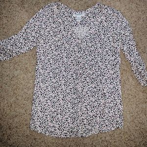 Motherhood Blouse Blue Print S